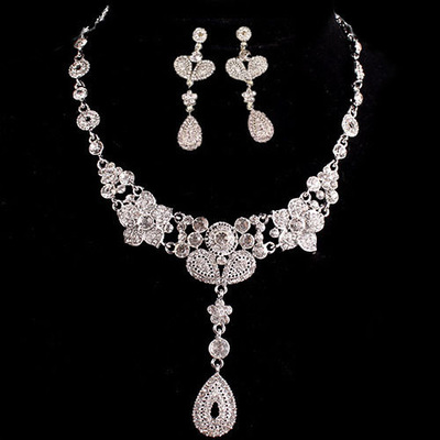 Necklace & Earrings Sets - SilverBlushWeddings - The Calgary Bride's Store